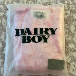 Dairy Boy Pink Sweatshirt no logo
